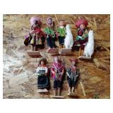 Vintage handmade dolls 7' to 8' tall