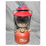 Vintage Red Coleman Lantern Model 200A - 13'