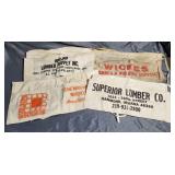 (4) Vintage Lumber Aprons 16'×8'
