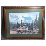 Framed Signed Print Charlen Jeffery 26.5'×21.5'