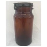 P. Lorillard Company Amber Quart Jar