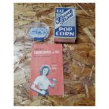 3 Vintage advertising pieces