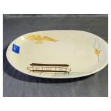 Vintage Red Wing Pottery Hearthside Platter 13.5'L