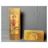 Wooden Pyrography Glove & Chocolate Boxes
