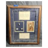 Framed American Collectibles Civil War Display