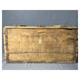 Buck National Beverage Co. Wooden Shipping Crate