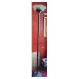 Working Dimmable MCM Metal/Glass Floor Lamp 6ft