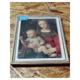 Framed print of The Madonna of the Carnation