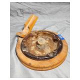 Vintage Wood Pipe/Cigarette Ashtray