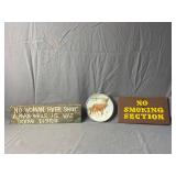 Novelty Signs & Glass Plaque