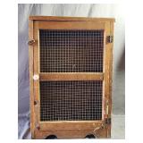 Primitive Wood Pie Safe Cabinet 24'H×16'×9'
