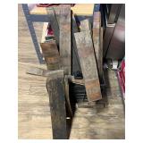 Wood Pieces in Plastic Crate