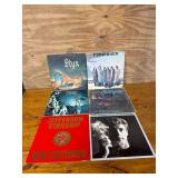 (6) Vinyl Record Albums - Foreigner  Styx
