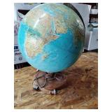 Lighted globe 15' tall