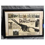 Vintage Gravely Tractor Print 19'×13'