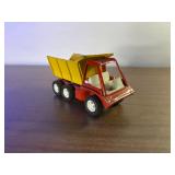 Red and Yellow Dump Truck