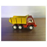 Red and Yellow Dump Truck