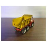 Red and Yellow Dump Truck