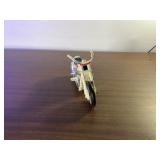 White Toy Motorcycle