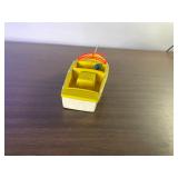 Yellow Mini Fishing Boat
