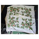 Smaller Square Tablecloth Apple Tree Print