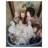 Mixed Lot of Vintage Dolls