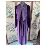 Amanda Stewart Intimates Purple Plush Robe