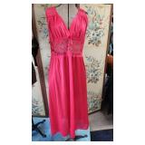 Adonna Vintage Red Lingerie Nightgown
