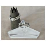 3 Costume Jewelry Rings