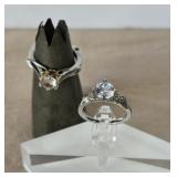 2 Costume Jewelry Rings