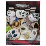 Vintage Stangl Pottery Dishes - Cups, Creamer