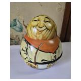 Bristol Ware Cowboy 1979 Tin Litho Jar Roly Poly
