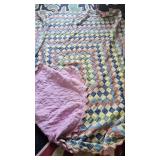 VIntage Handmade Patchwork Quilt