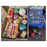Mid Century Bubble Lights Vintage Glass Christmas