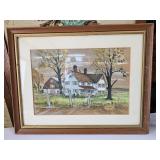 Woody Woodruff Watercolor Painting Local Artist