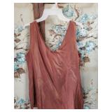 NWT Vintage 80s Silk Blouse Brown