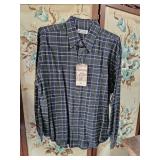 NWT Vintage Bugle Boy Men's Flannel Shirt 90s