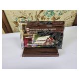 Hodding Carter Quote Mirrored Plaque & Stand