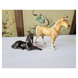 Lefton Porcelain Horse & Ceramic Foal