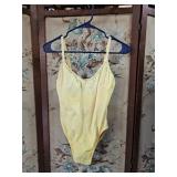 Yellow One Piece Swimsuit 1990s