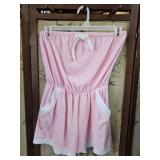 Pink Vintage 80s Terry Cloth Romper