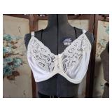 Bali Vintage Satin & Lace Bra 34D