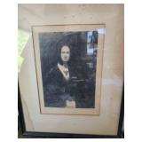 Antique Framed Photograph Signed