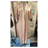 Dreamtime Vintage Champagne Black Robe Lingerie