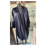 Victoria's Secret Gold Labe 90s Black Robe