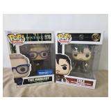 Funko Pop Matrix The Analyst &  Cole Mortal Combat