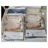New in Package Jacquared Curtain Panels