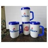 Kahn's Baltimore Bullets NBA Mugs Lot
