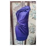 Eliza J 1990s Cocktail Dress One Shoulder Sheath