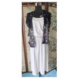 70s-80's Union Label Dress With Floral Boho